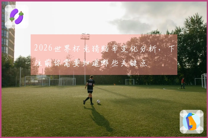 2026世界杯竞猜赔率变化分析，下注前你需要知道哪些关键点