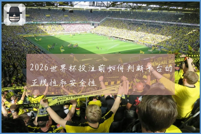2026世界杯投注前如何判断平台的正规性和安全性