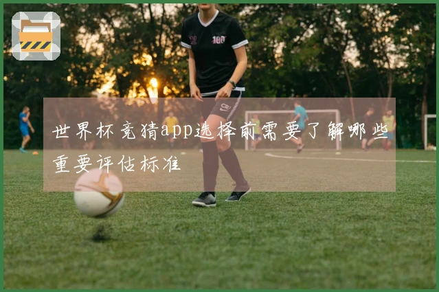 世界杯竞猜app选择前需要了解哪些重要评估标准